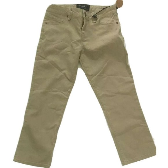 Sanctuary Womens Denim Capri Pants, Beige, 24 - Picture 4 of 5